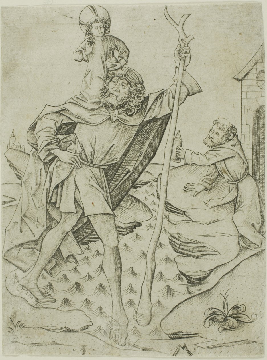 San Cristoforo da Israhel van Meckenem the younger