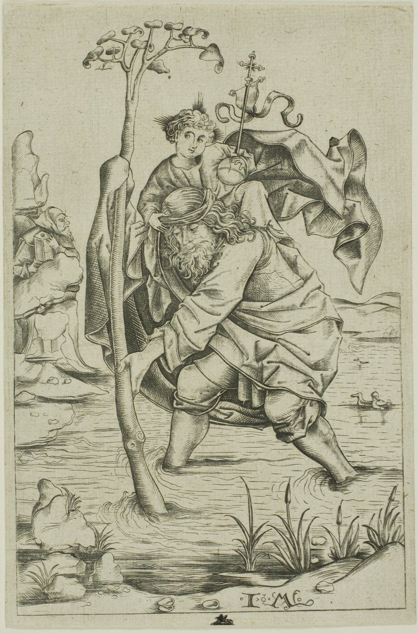 San Cristoforo da Israhel van Meckenem the younger
