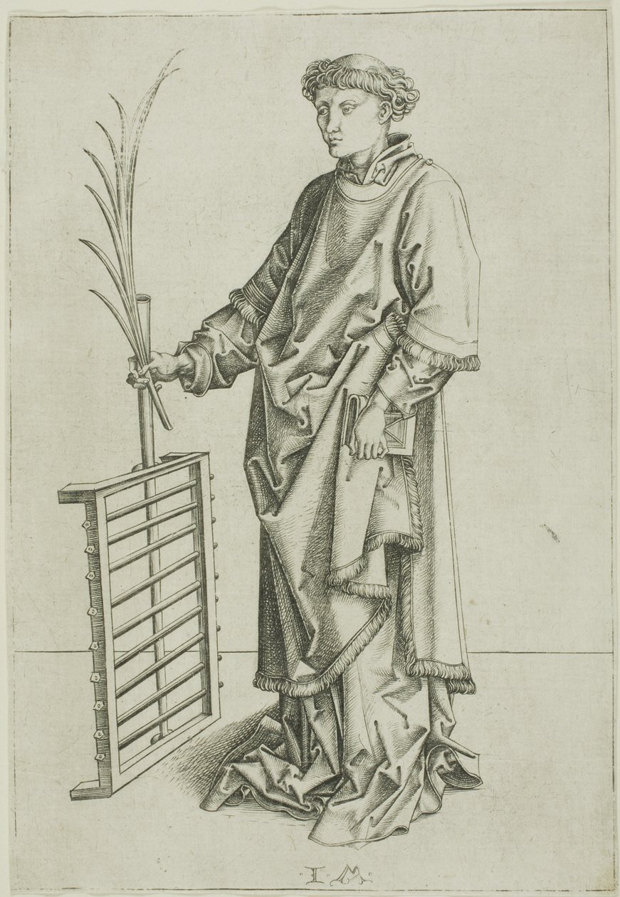 San Lorenzo da Israhel van Meckenem the younger