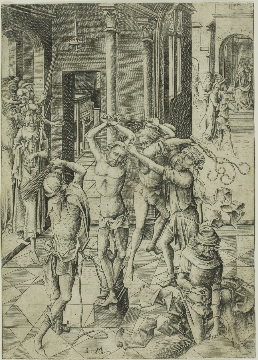 La Flagellazione da Israhel van Meckenem the younger