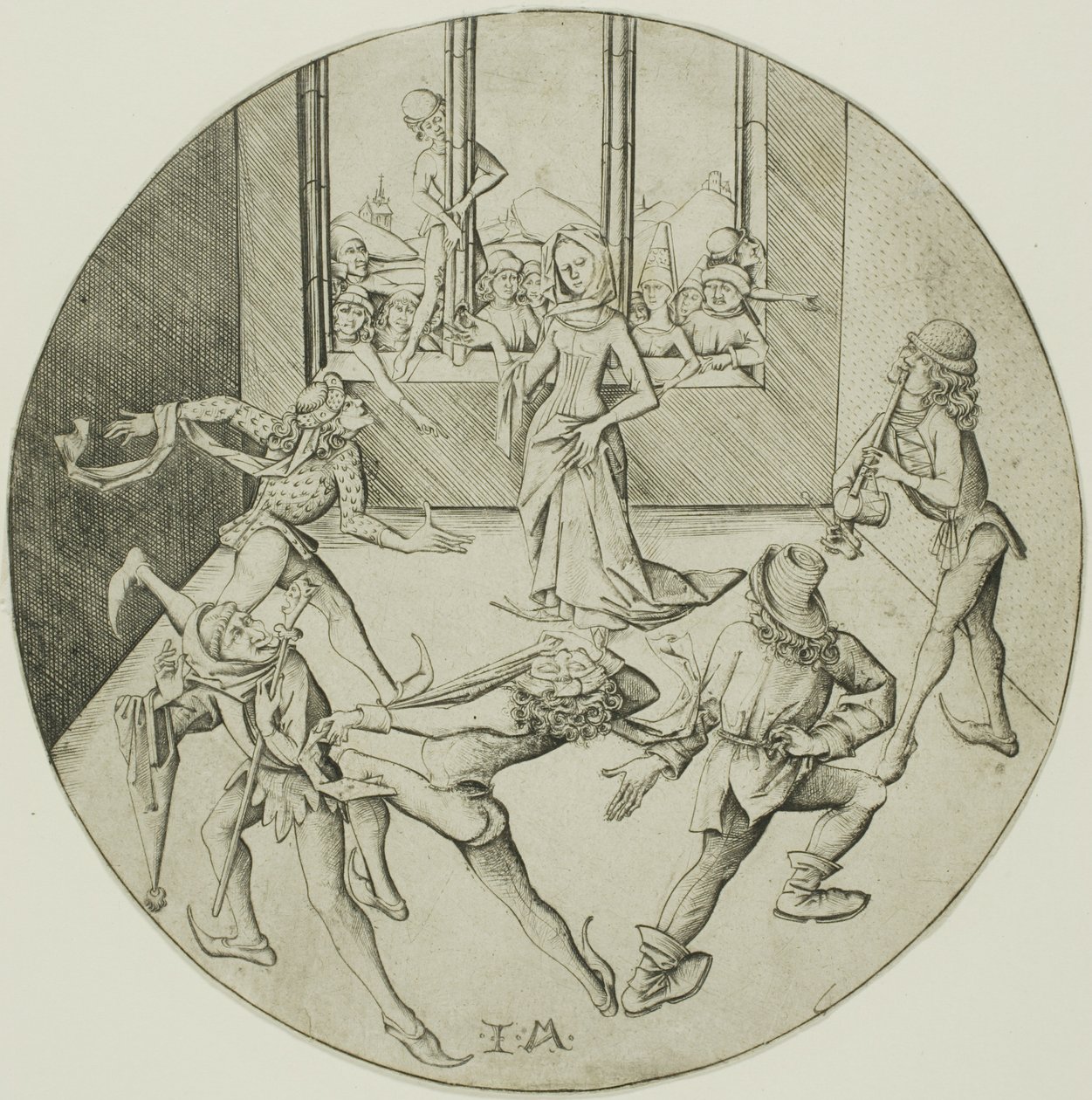 I ballerini di Morris da Israhel van Meckenem the younger