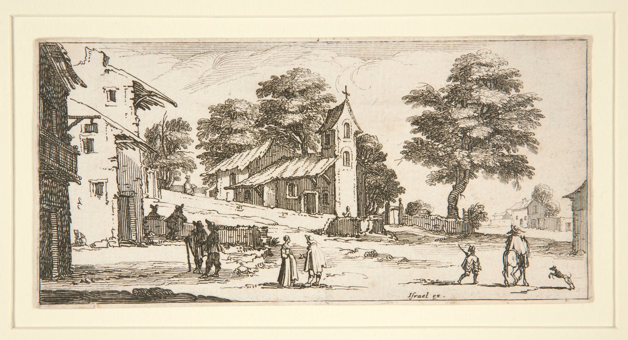 Una chiesa da Israël Henriet