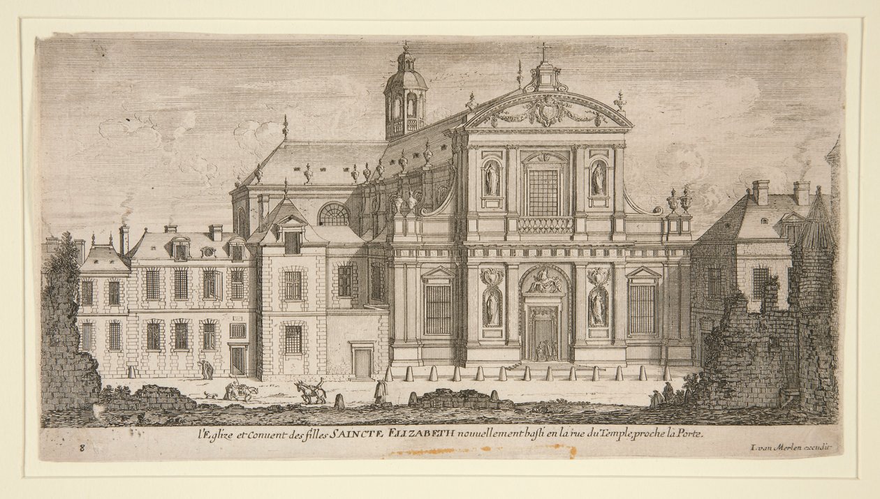 Convento di Santa Elisabetta da Israël Silvestre
