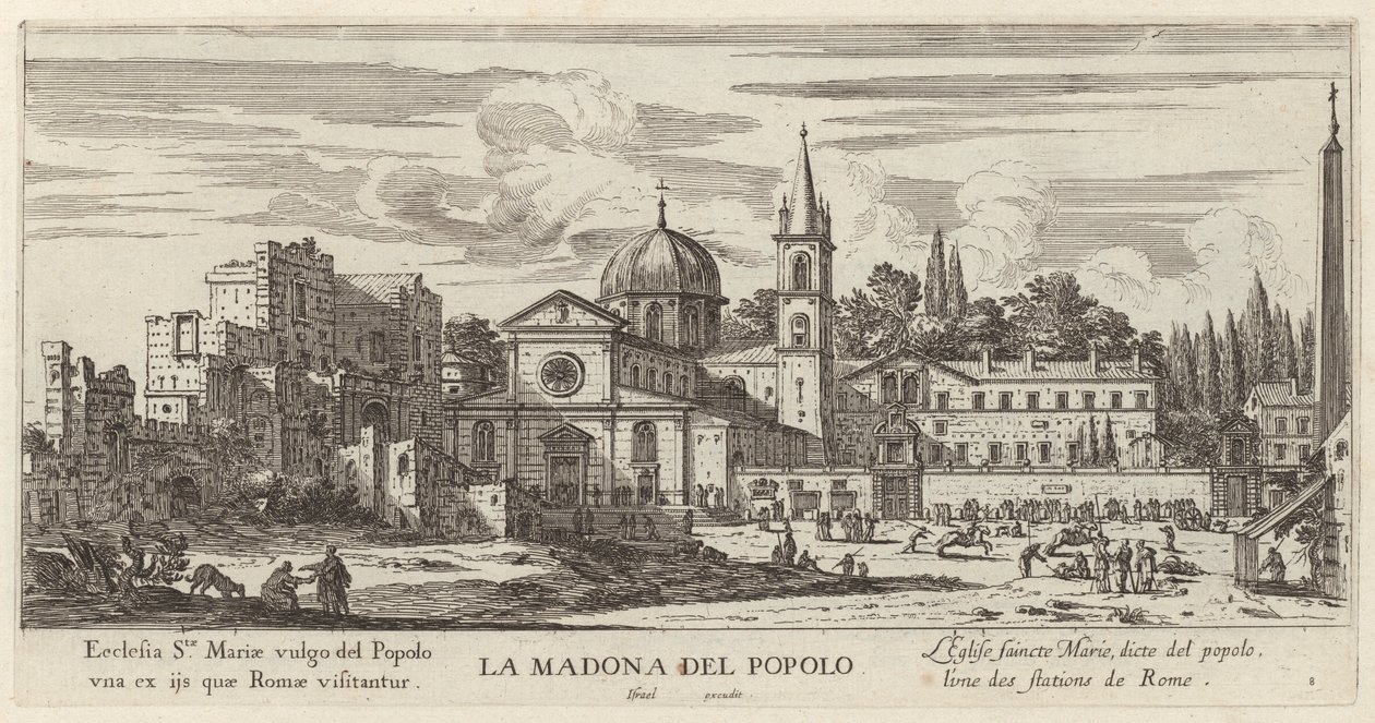 La Madonna del Popolo da Israël Silvestre