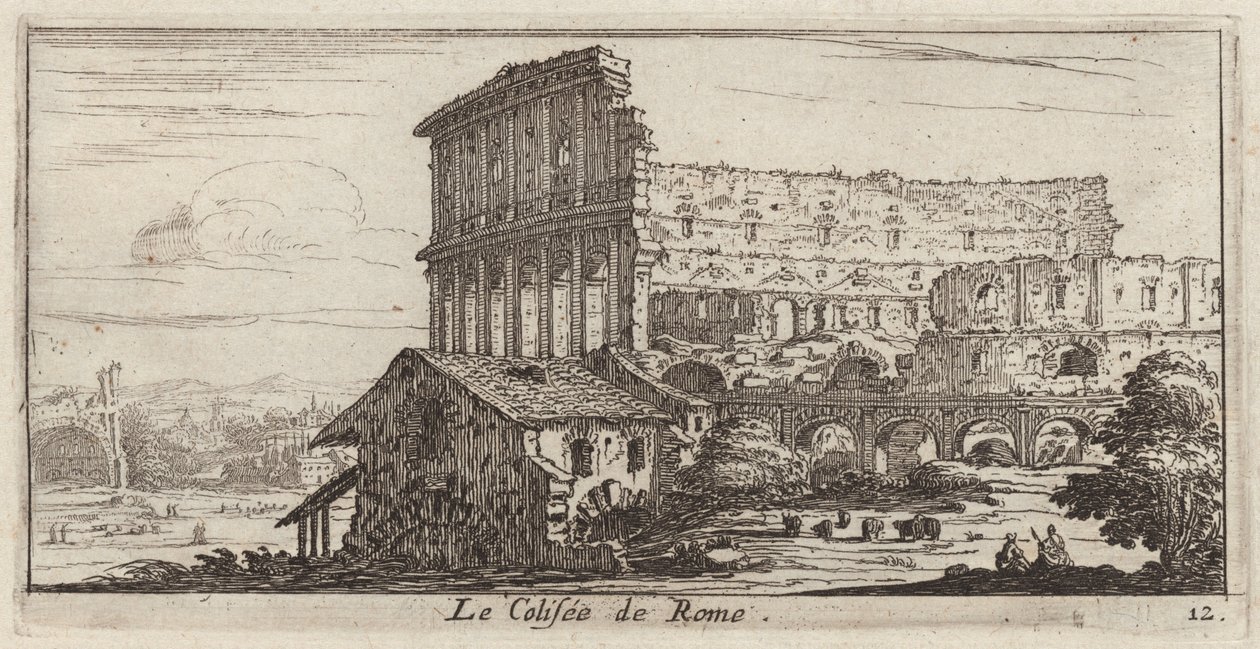 Il Colosseo di Roma da Israël Silvestre