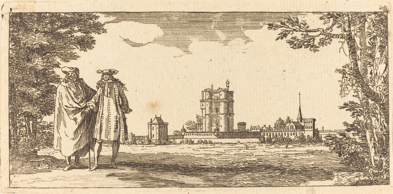 Piano Generale del Castello e Piccolo Parco di Vincennes da Israël Silvestre