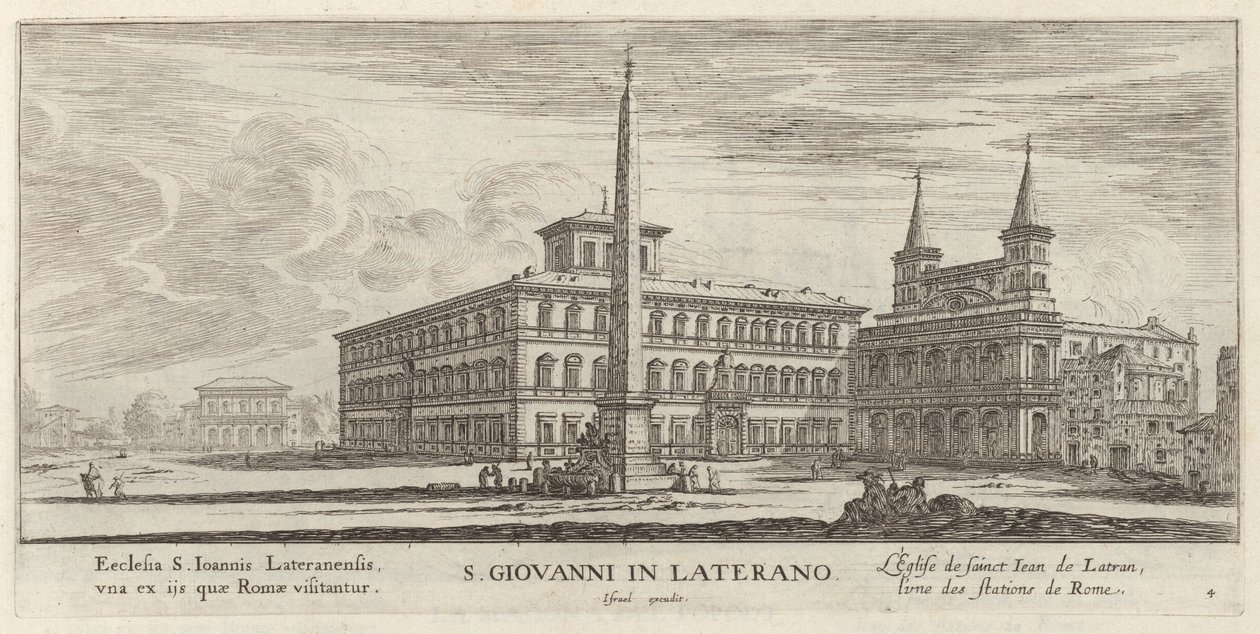 San Giovanni in Laterano da Israël Silvestre