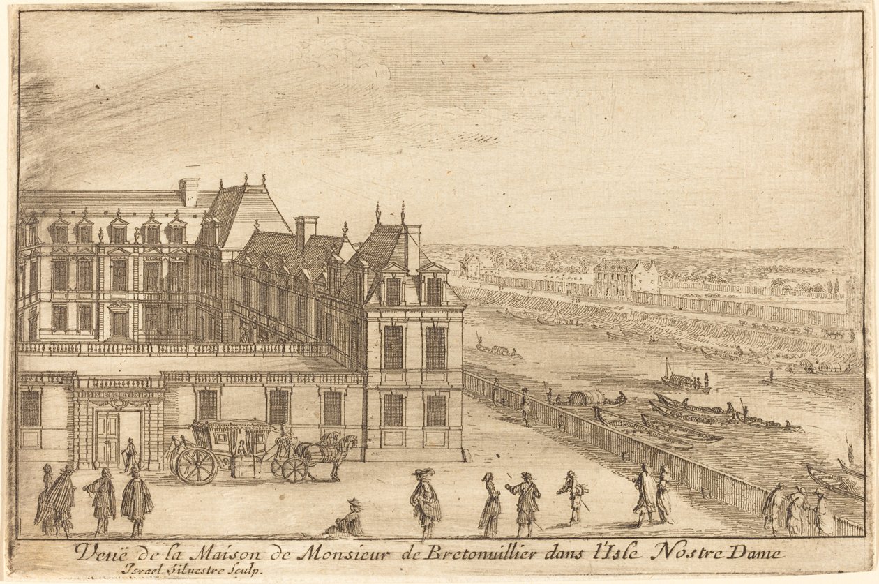 Veduta della Casa di Monsieur de Bretonuiller nell