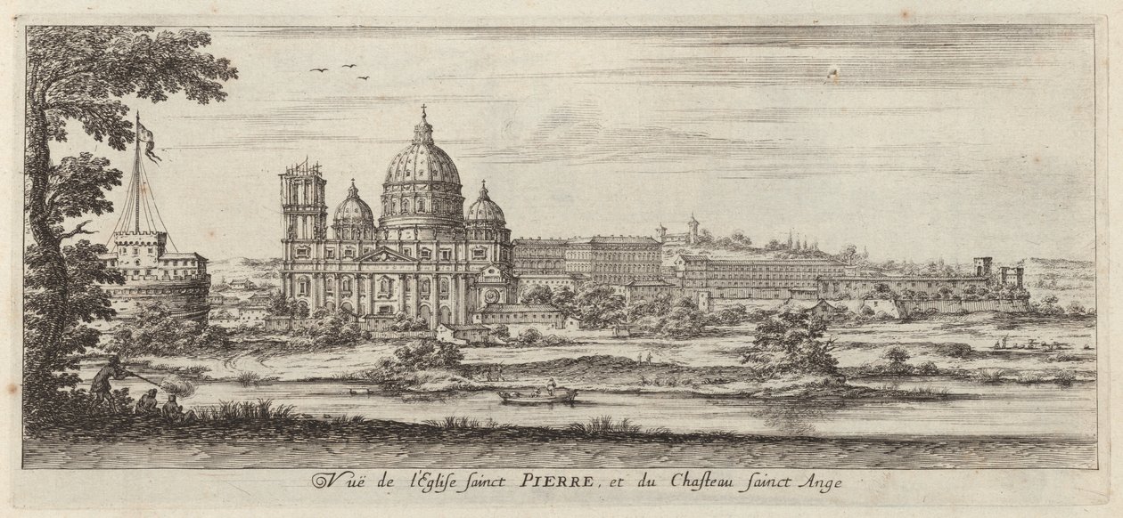Veduta della Chiesa di San Pietro e del Castello di Sant