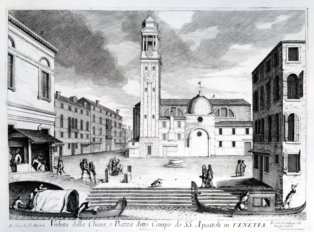 Una vista dei Santi Apostoli, Venezia da Italian School