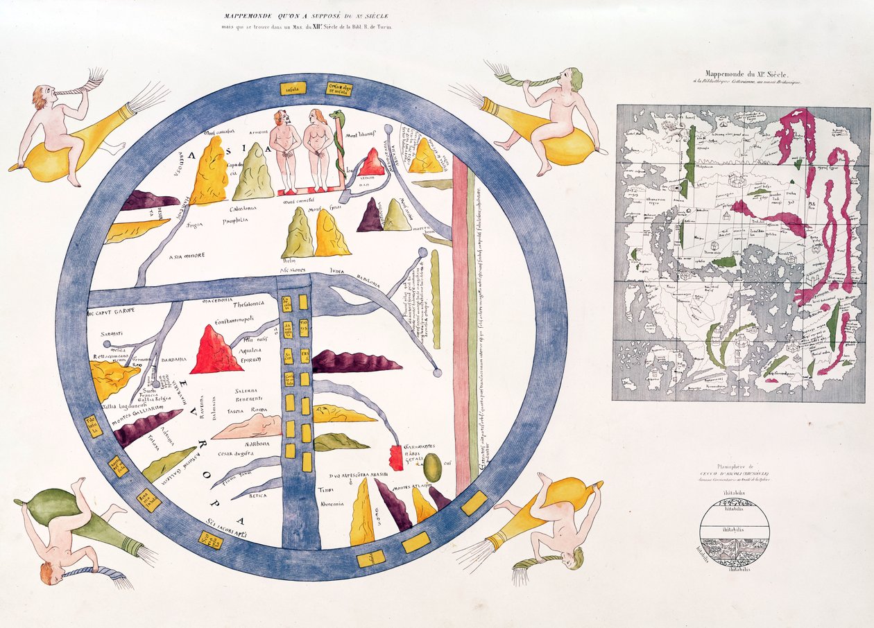 Mappamondo di Beato di Torino da Italian School