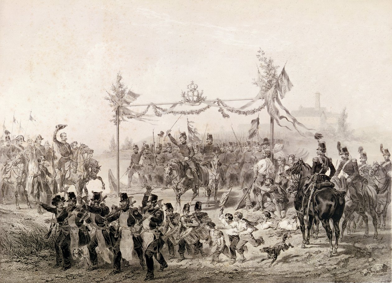 Carlo Alberto I (1798-1849) Principe di Carignano al Comando dell