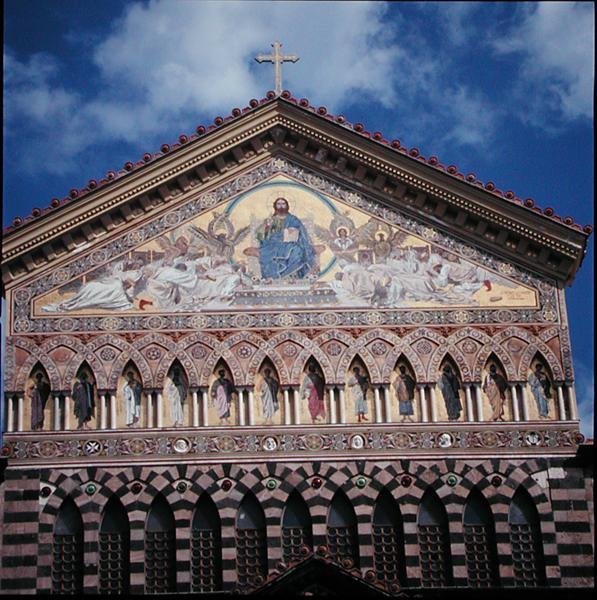 Cristo in maestà, dalla facciata ovest, 1203 (dettaglio) da Italian School