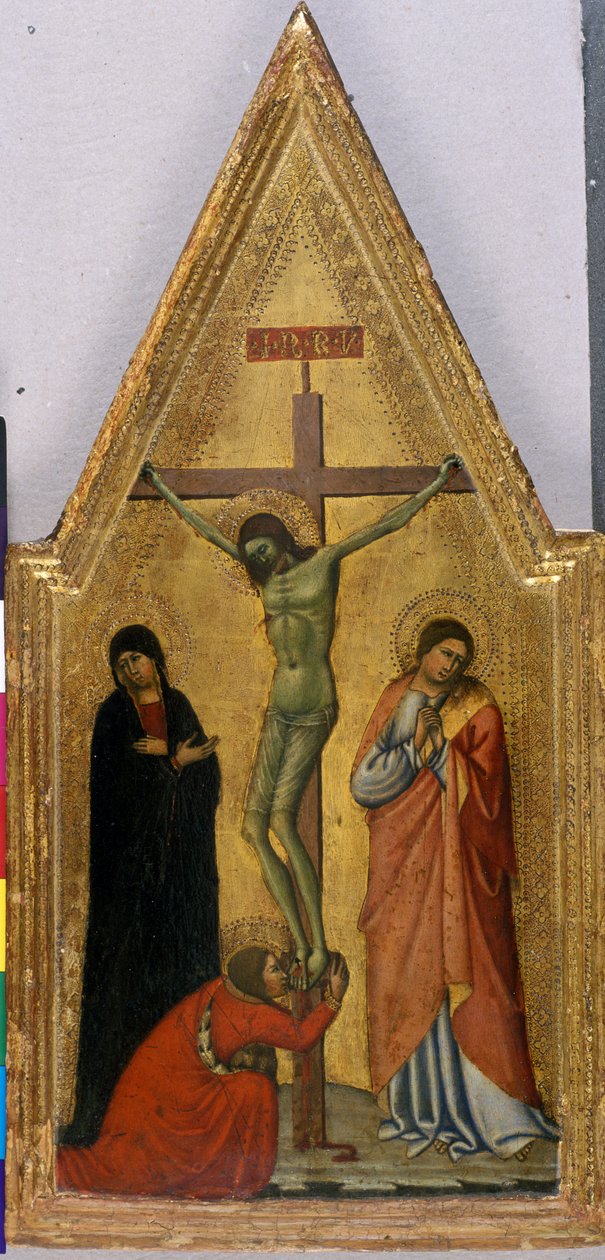 Cristo sulla croce con Maria, Giovanni e Maria Maddalena da Italian School
