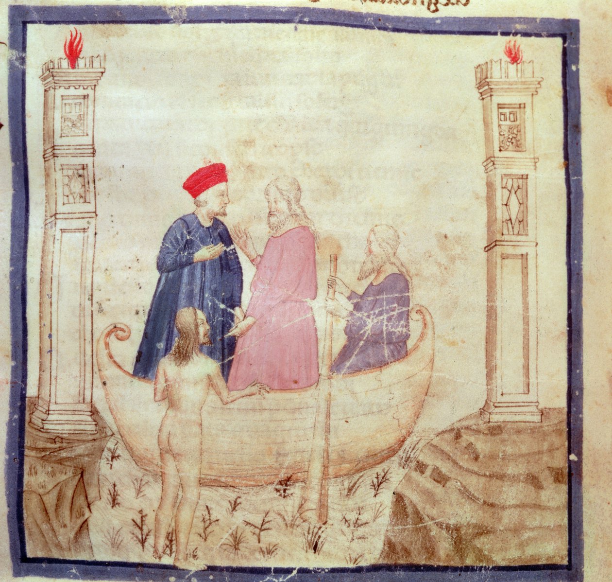 Dante e Virgilio (70-19 a.C.) che vanno all