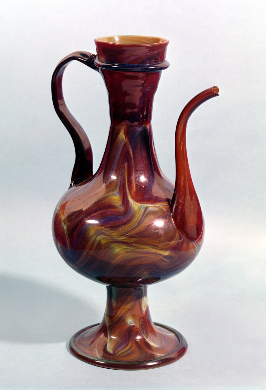 Brocca in imitazione calcedonio, veneziana, c.1500 da Italian School