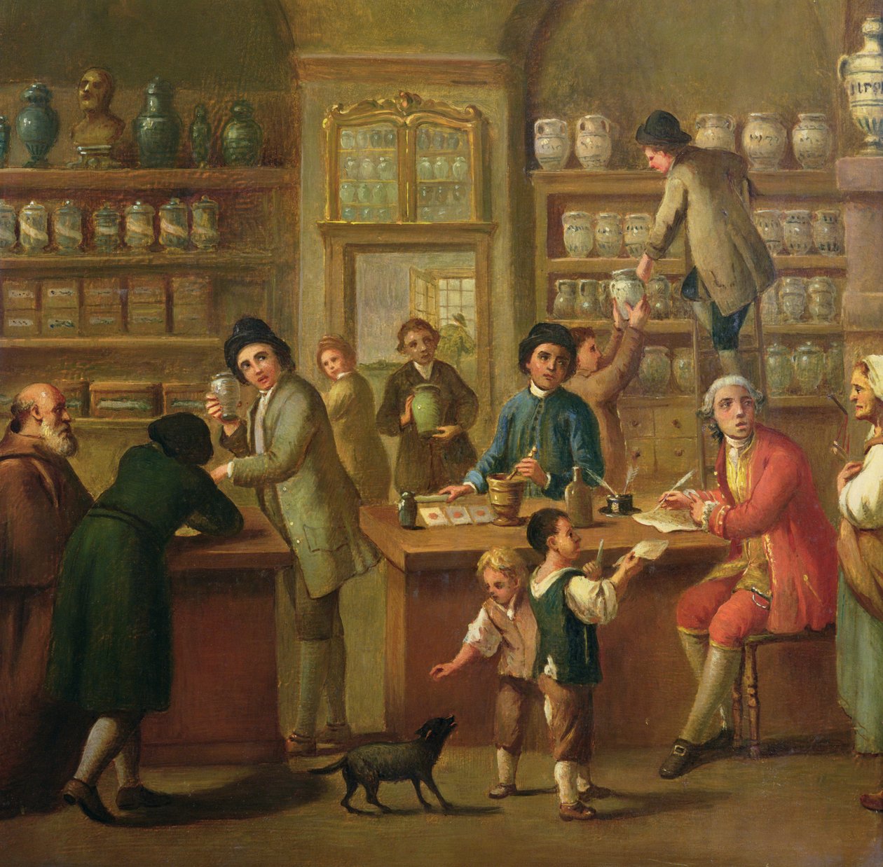 Interno di una farmacia da Italian School