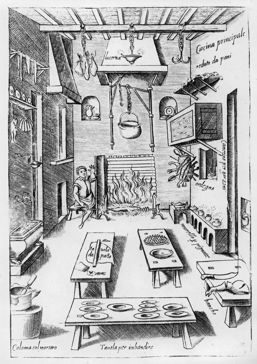 Interno di cucina da Italian School