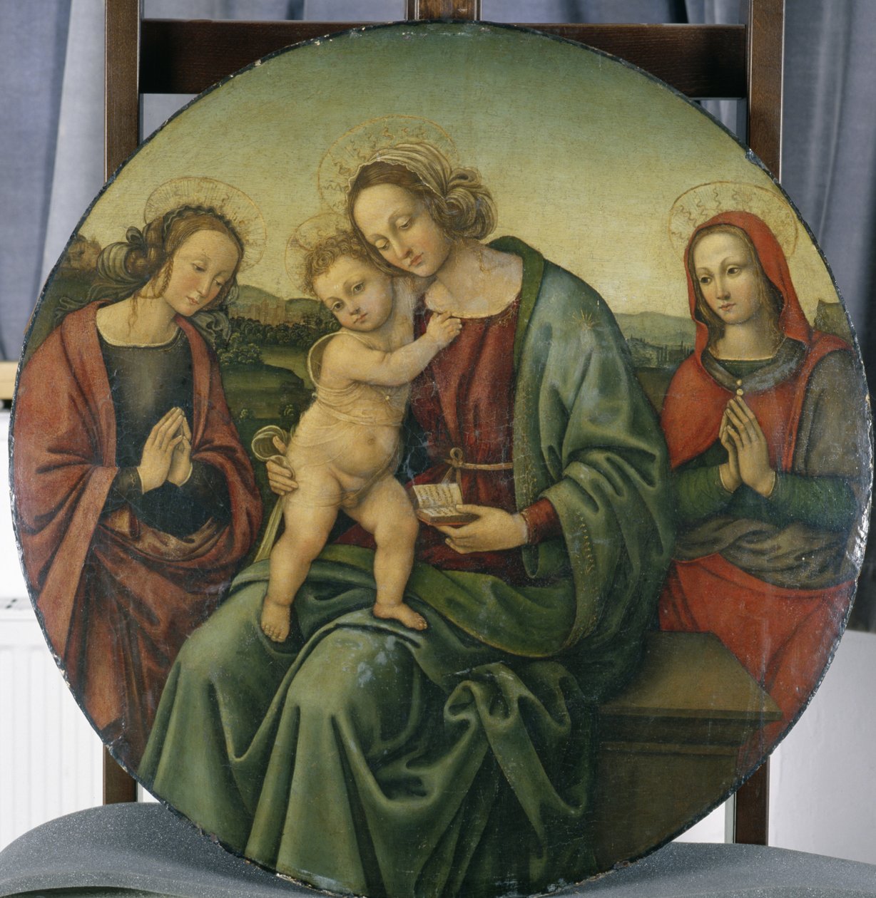 Madonna con Bambino e due sante da Italian School