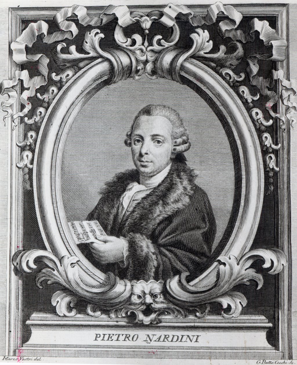Pietro Nardini, inciso da G. Batta Cechi da Italian School