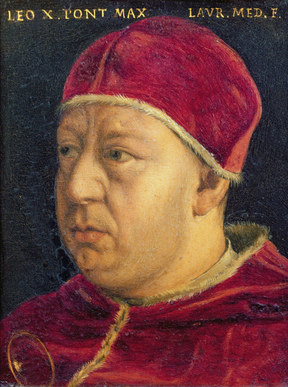 Ritratto di Leone X da Italian School
