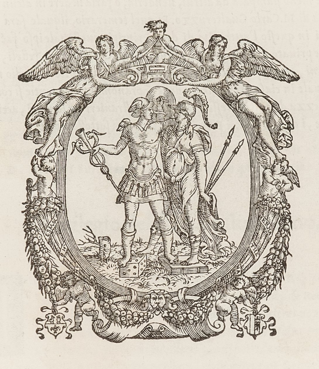 Dispositivo del tipografo usato da Gualtiro Scotto a Venezia tra il 1550 e il 1555 da Italian School