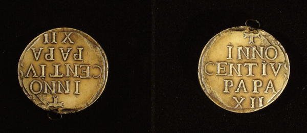 Sigillo di una bolla papale di Papa Innocenzo XII da Italian School