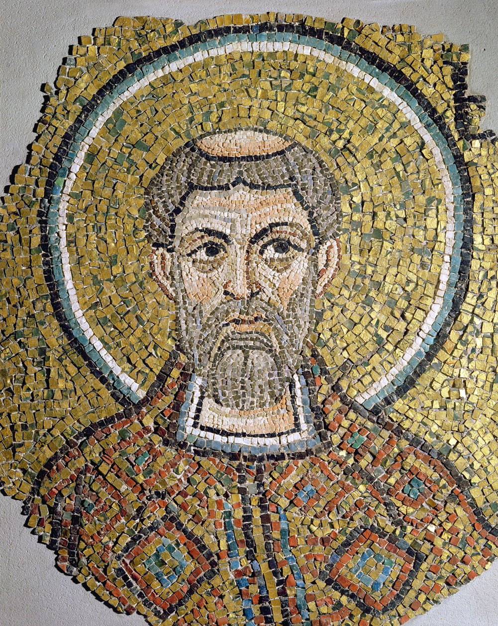 San Ursicino: Frammento di un mosaico dalla Basilica Ursiana, l