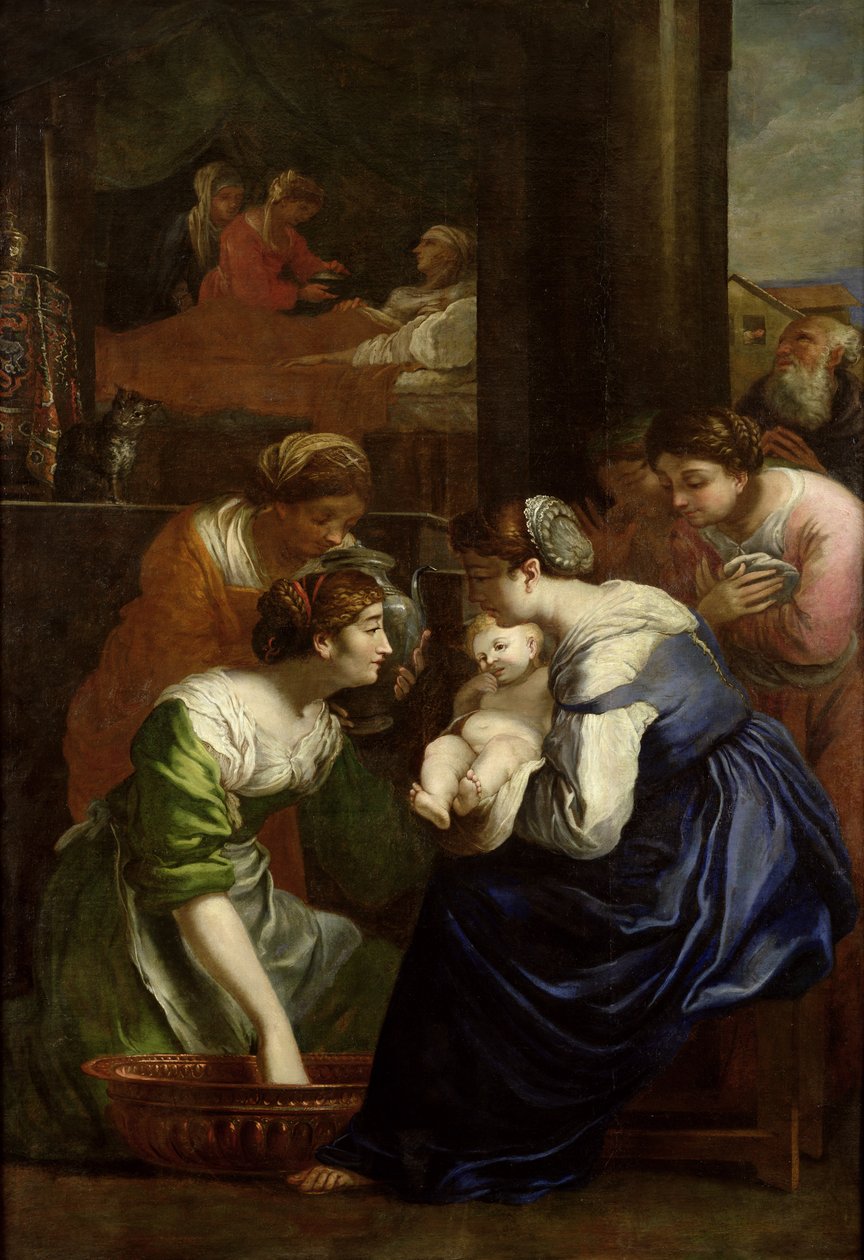 La nascita della Vergine, c.1620 da Italian School