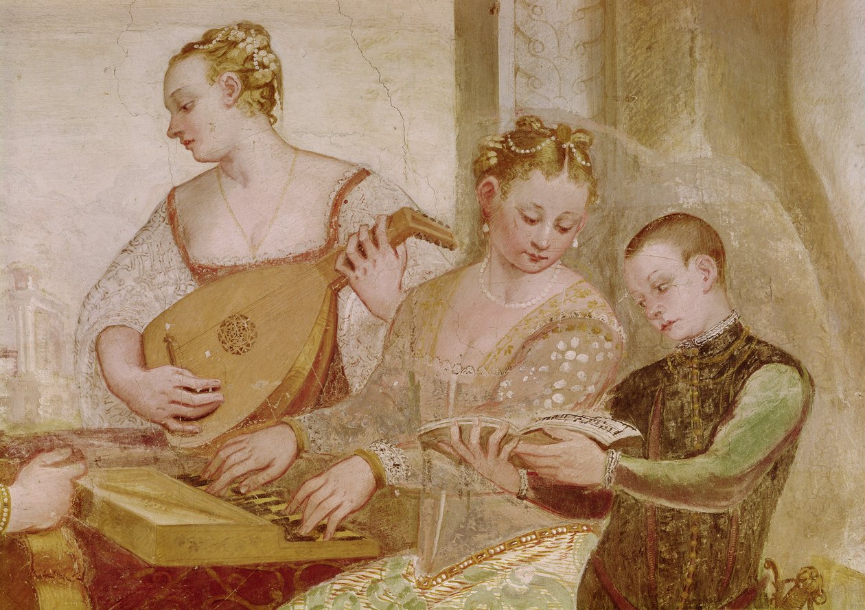 Il Concerto (dettaglio) da Italian School