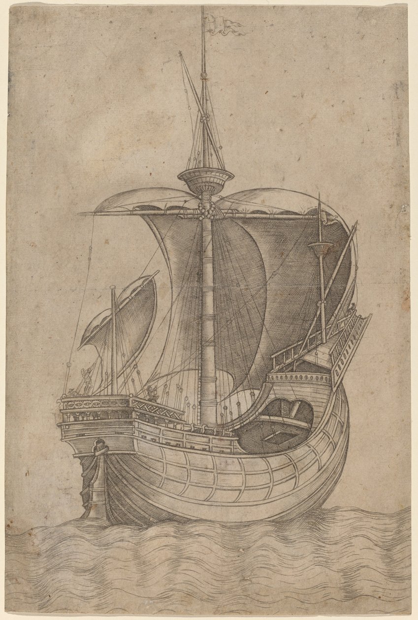 Caracca, diretta a destra da Italian 15th Century