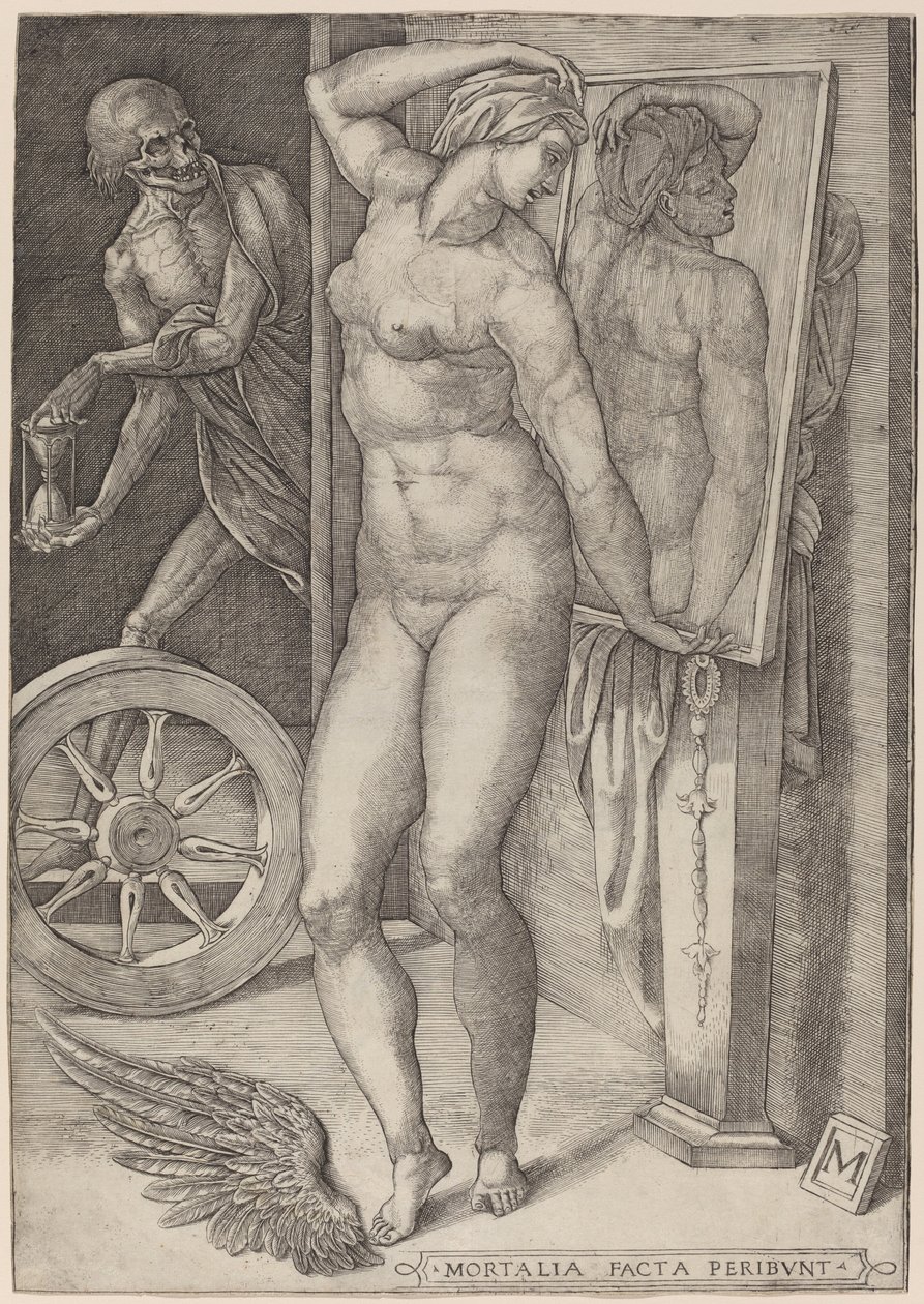 Allegoria della Vanità (La Morte che sorprende una donna) da Italian 16th Century