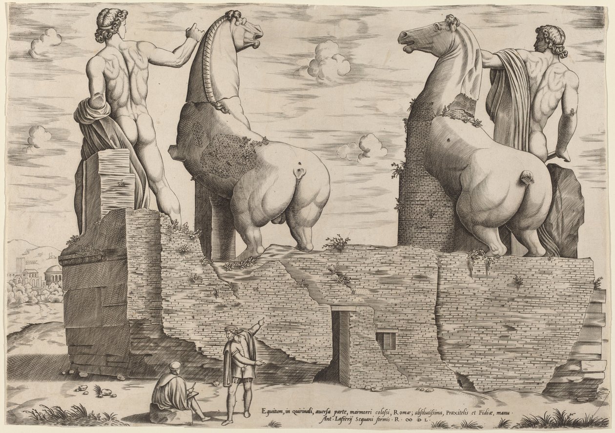 Equitum, in Quirinali, aversa parte da Italian 16th Century