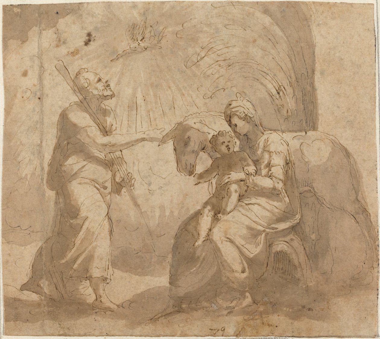 Il Riposo durante la Fuga in Egitto da Italian 16th Century
