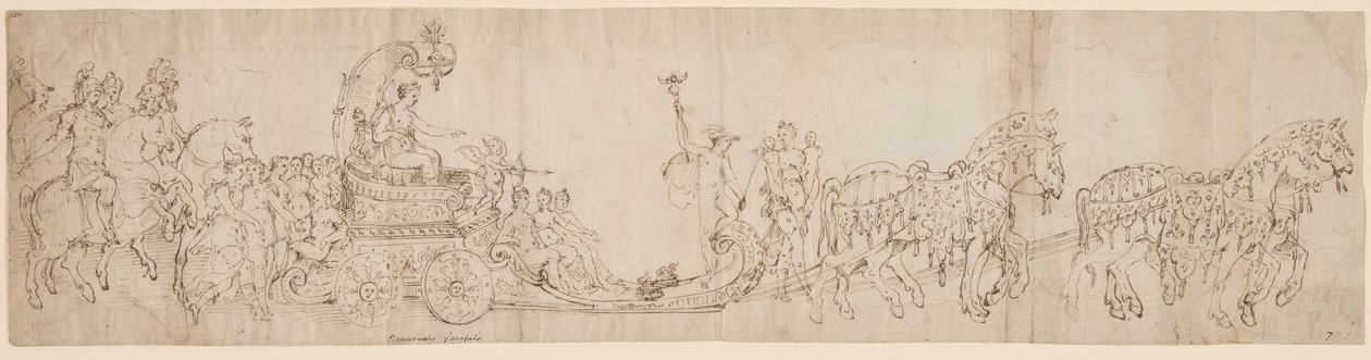 Il trionfo di Venere da Italian 16th Century