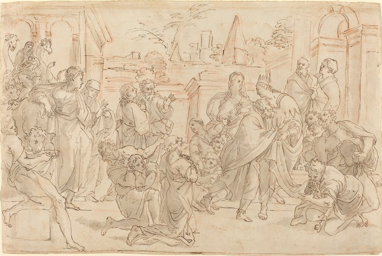 Giuseppe e Suo Fratello in Egitto da Italian 17th Century