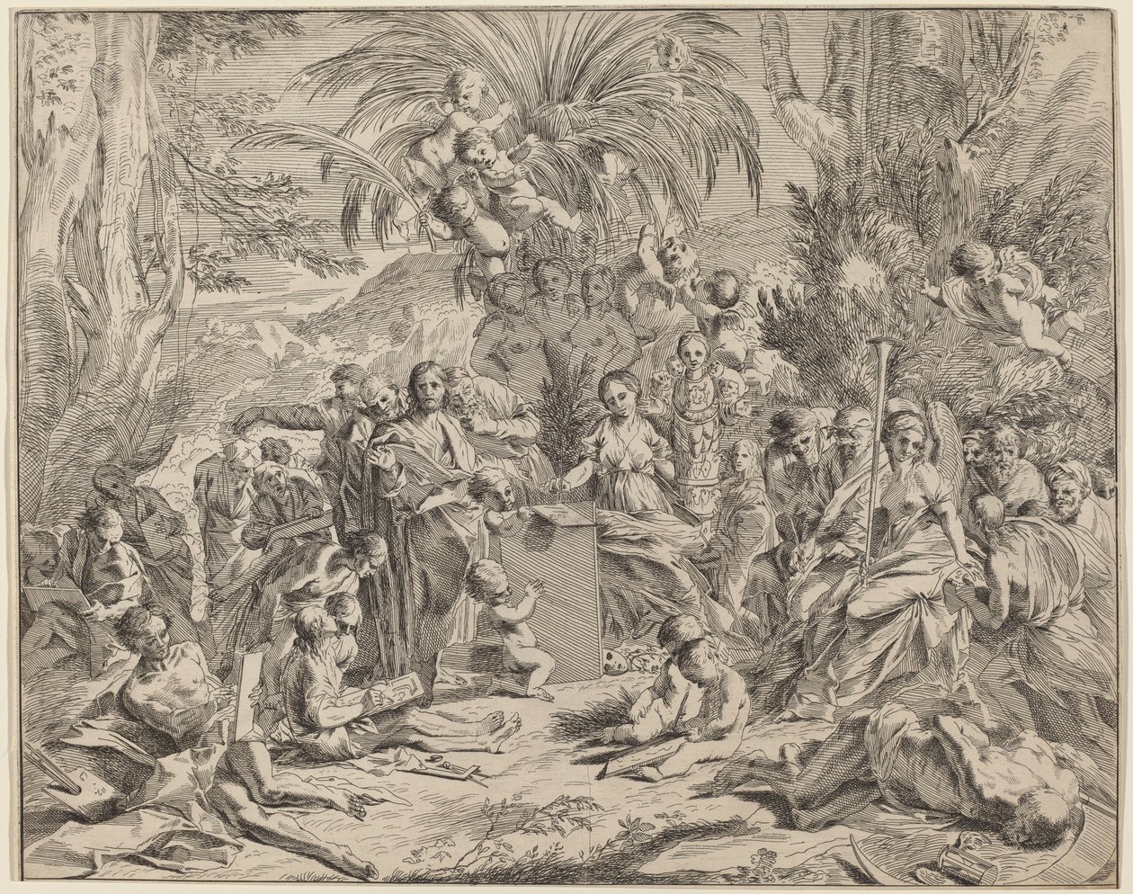 Allegoria della pittura da Italian 17th Century, after Pietro Testa