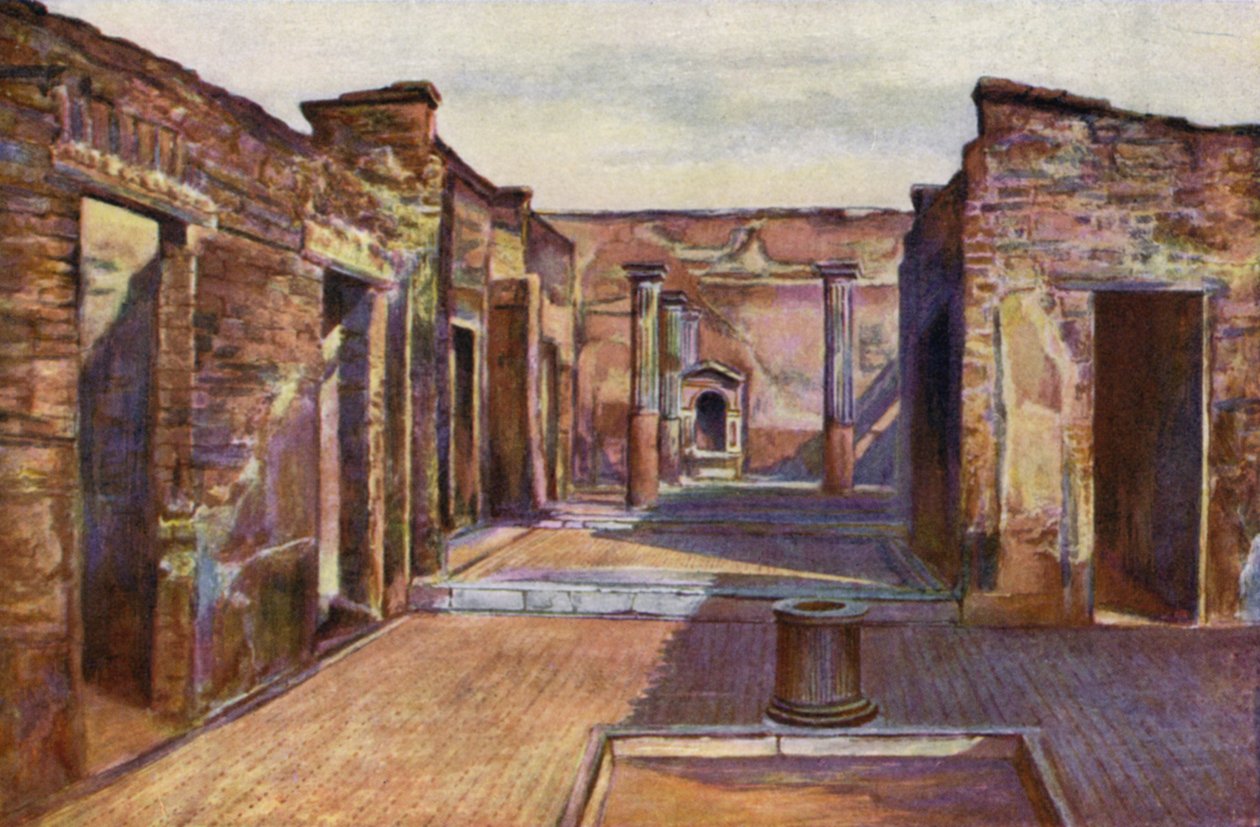 Casa del Poeta Tragico, Pompei, Italia (foto a colori) da Italian Photographer