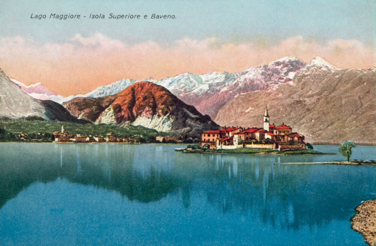 Lago Maggiore, Isola Superiore e Baveno (colour photo) da Italian Photographer