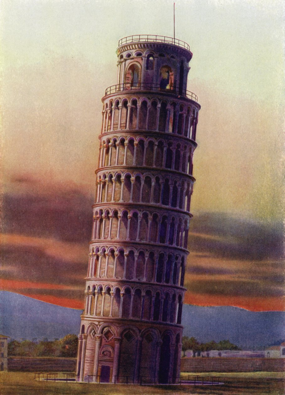 Torre di Pisa, Italia (foto a colori) da Italian Photographer