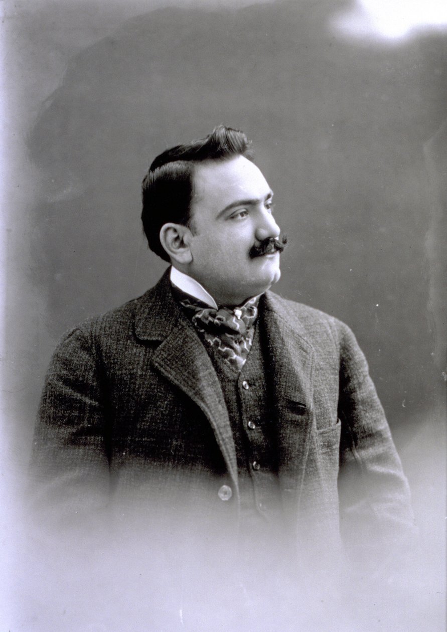 Ritratto di Enrico Caruso, c.1900 da Italian Photographer