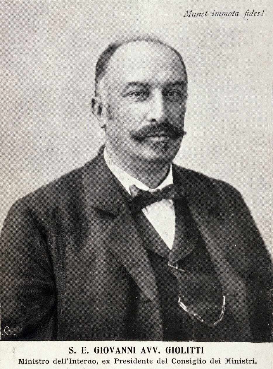 Ritratto di Giovanni Giolitti (1842-1928), politico italiano da Italian Photographer