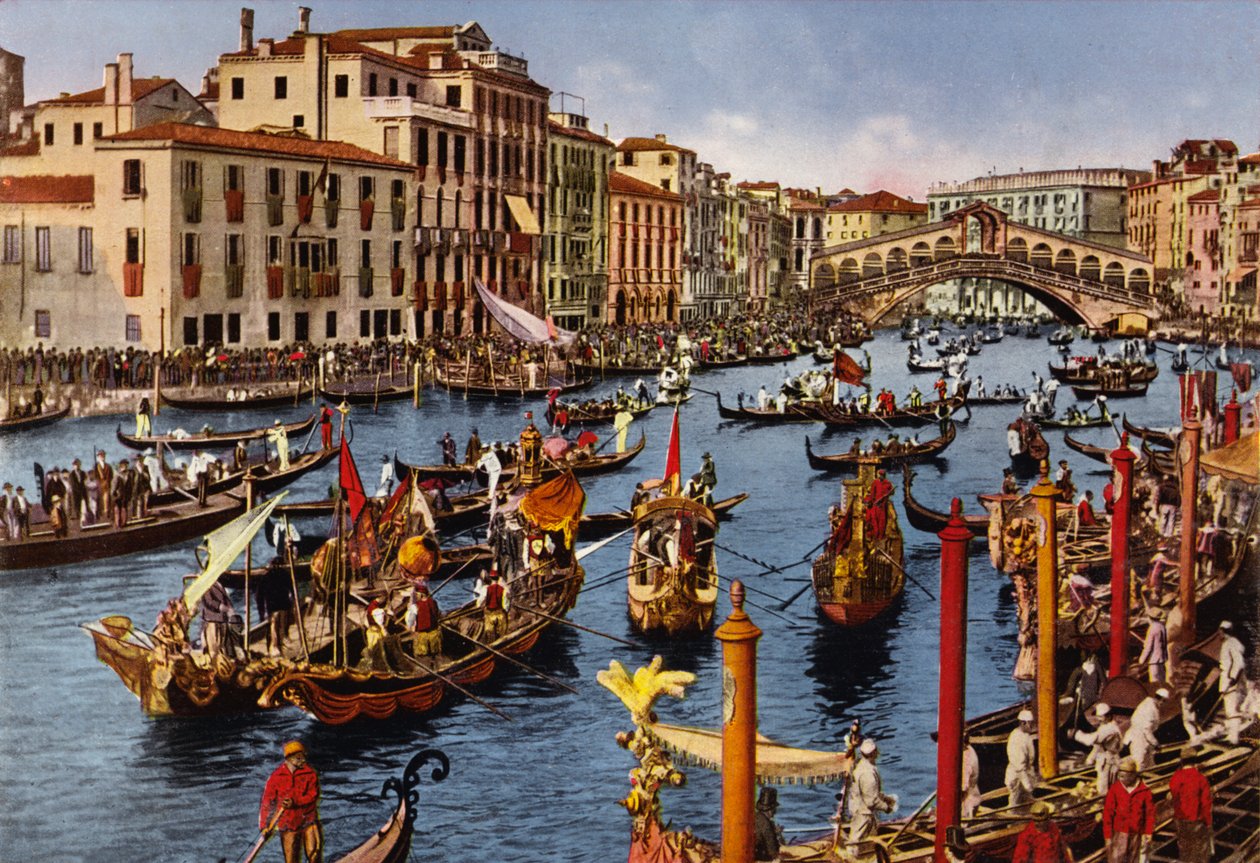 Venezia / Venezia: Canal Grande in festa (foto a colori) da Italian Photographer