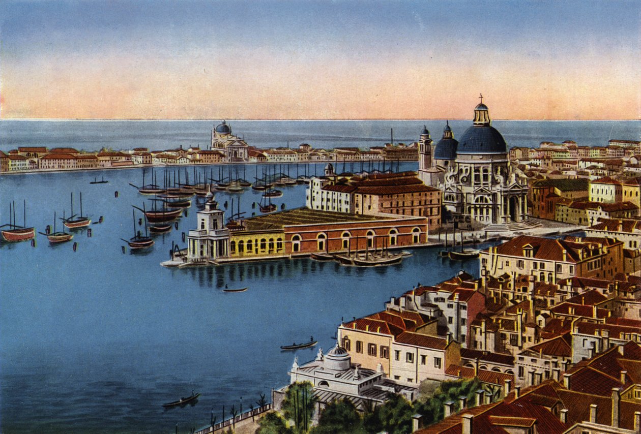 Venezia / Venice: Panorama dal Campanile (coloured photo) da Italian Photographer
