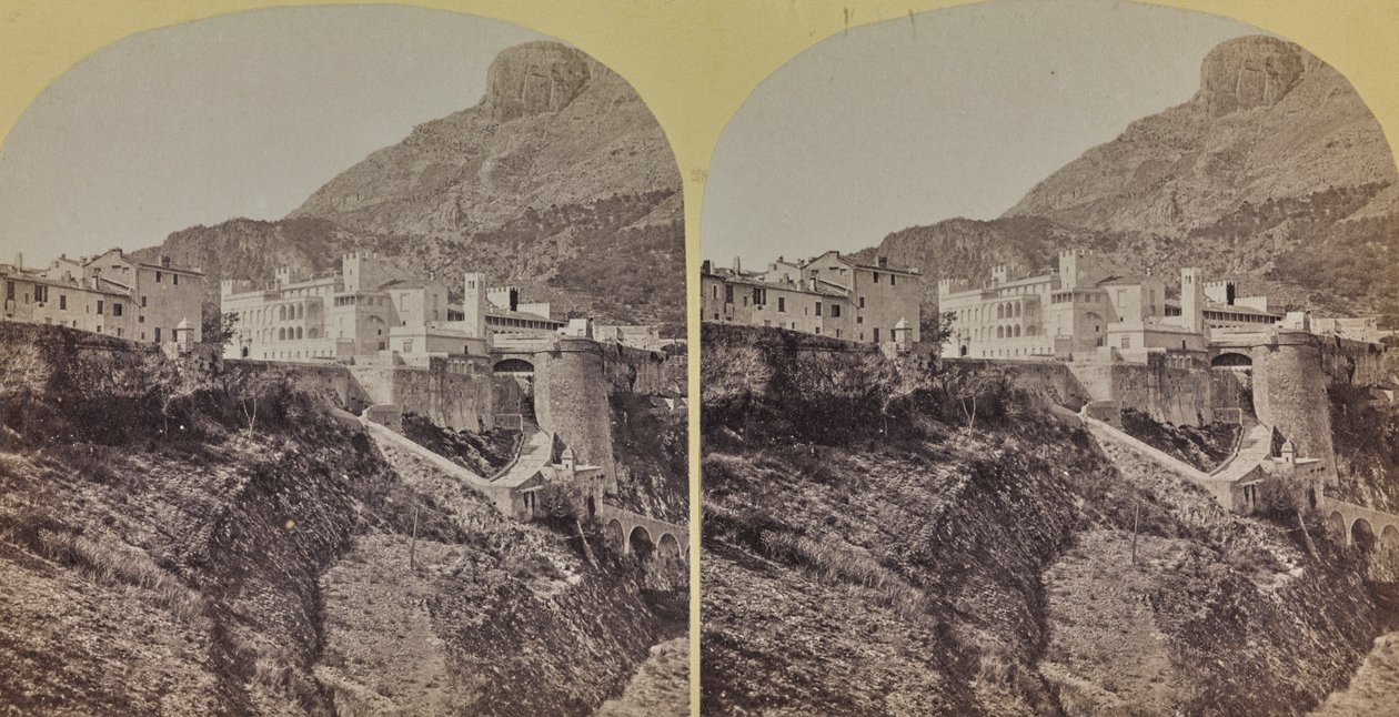 Veduta del Palazzo dei Principi nel Principato di Monaco da Italian Photographer