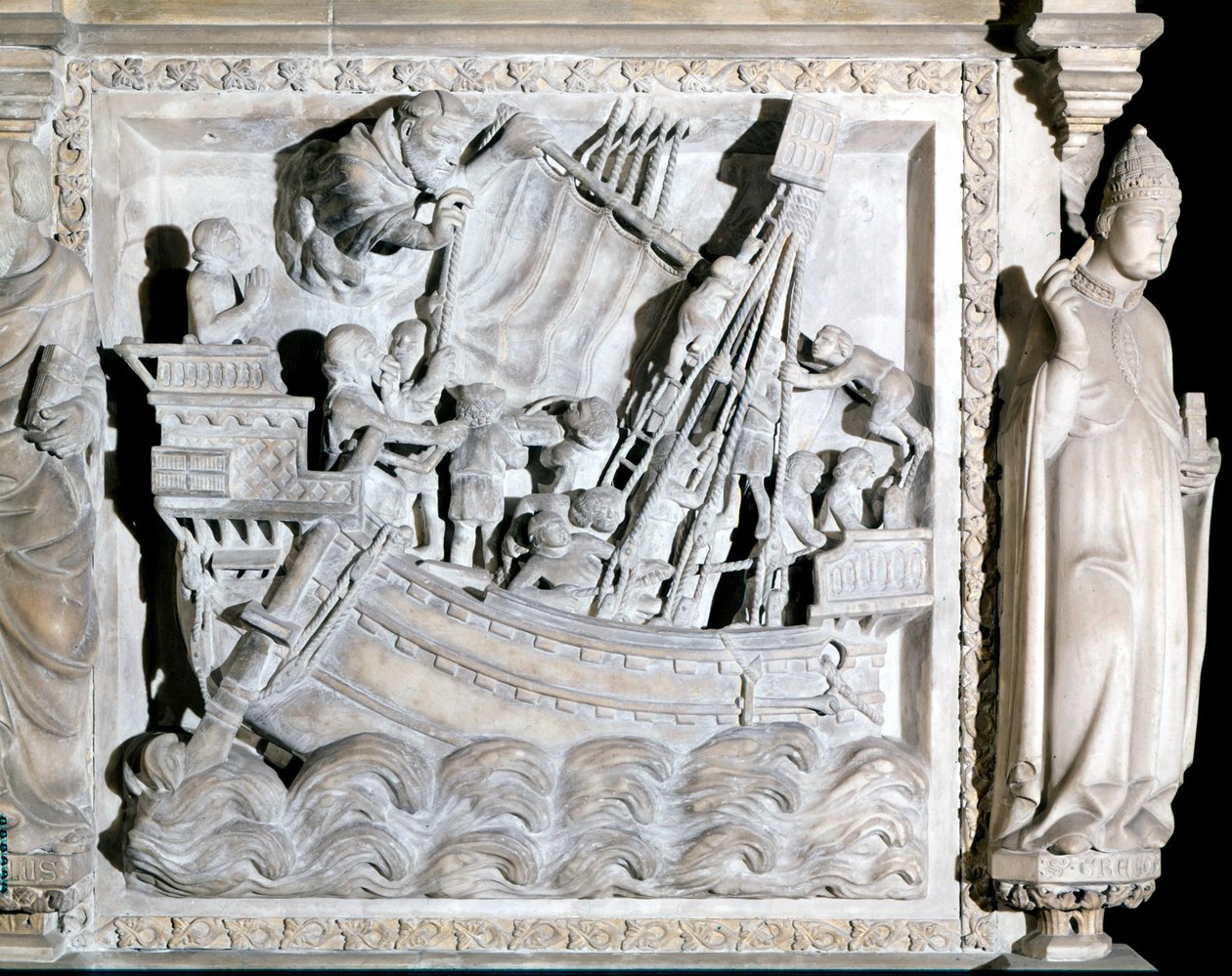 Nave del XIV secolo. Chiesa di Sant