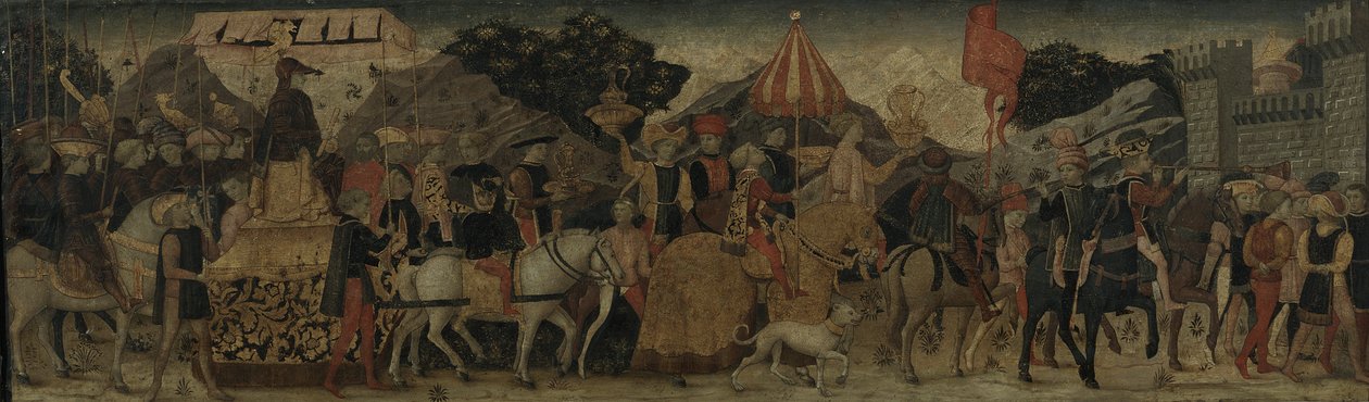Un trionfo, c.1450 da Italian School