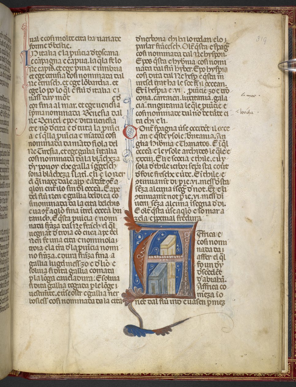 Bartholomaeus Anglicus, De Proprietatibus rerum (Sulle proprietà delle cose) da Italian School