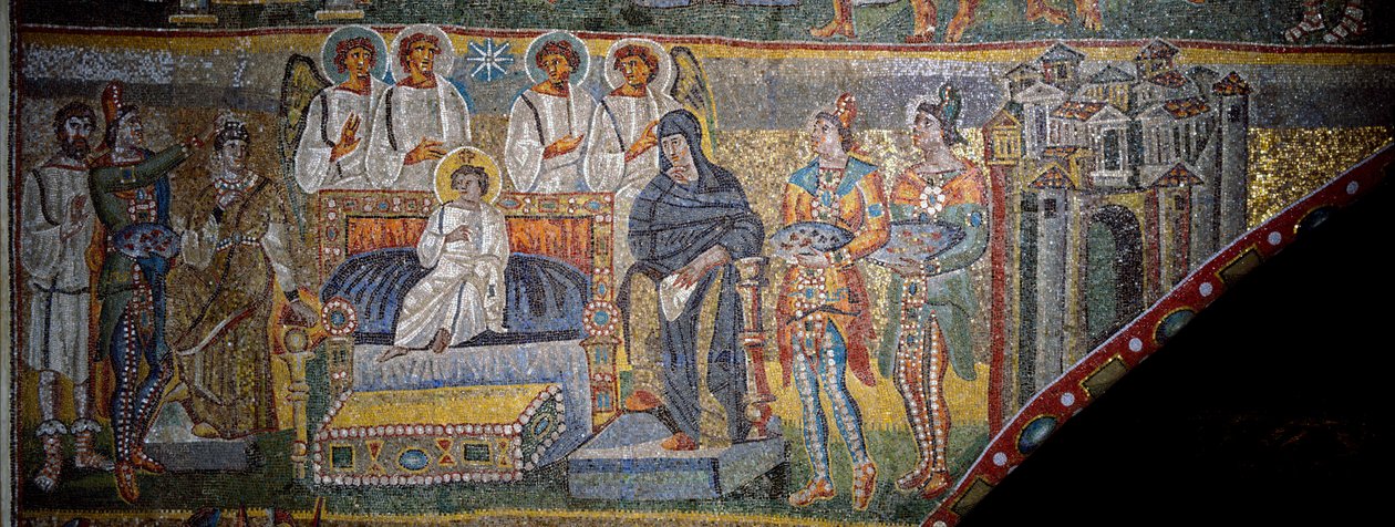 Adorazione dei Magi (mosaico) da Italian School