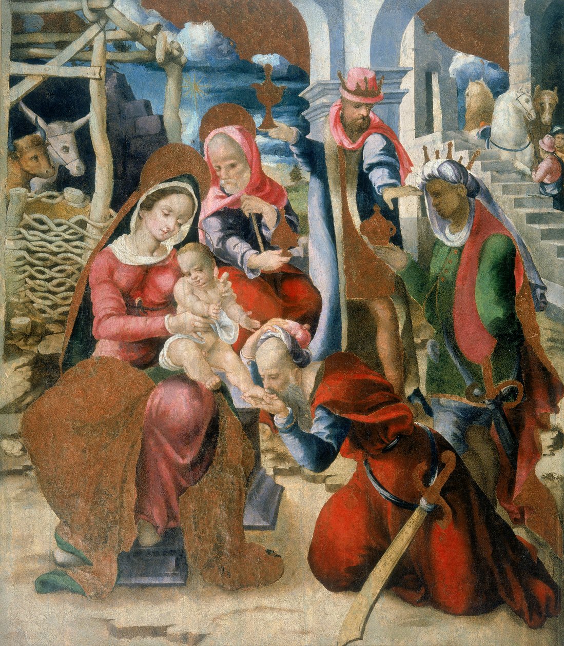 Adorazione dei Magi da Italian School